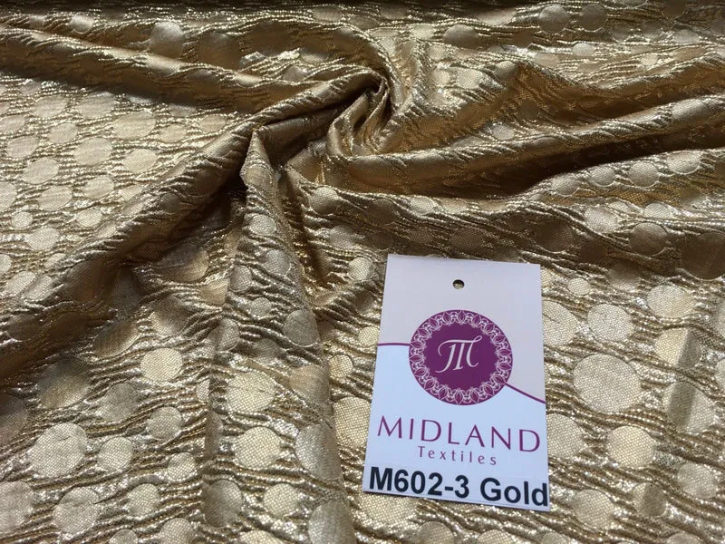 Metallic Foil Lame Fabric 1 way stretch 58" wide M602 Mtex