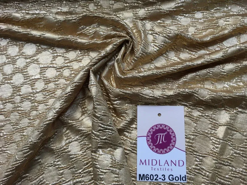 Metallic Foil Lame Fabric 1 way stretch 58" wide M602 Mtex