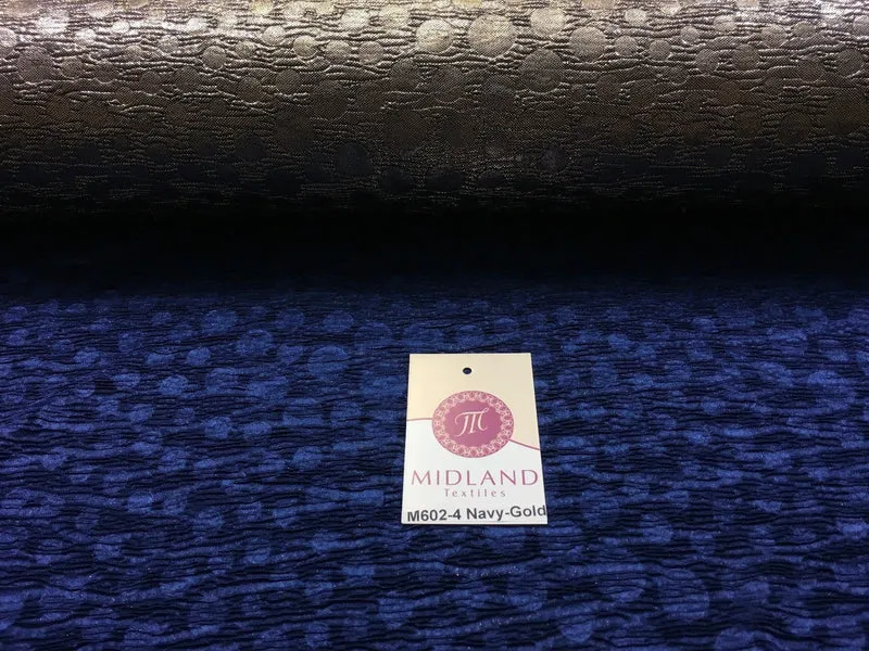 Metallic Foil Lame Fabric 1 way stretch 58" wide M602 Mtex