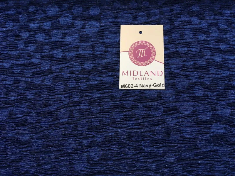 Metallic Foil Lame Fabric 1 way stretch 58" wide M602 Mtex