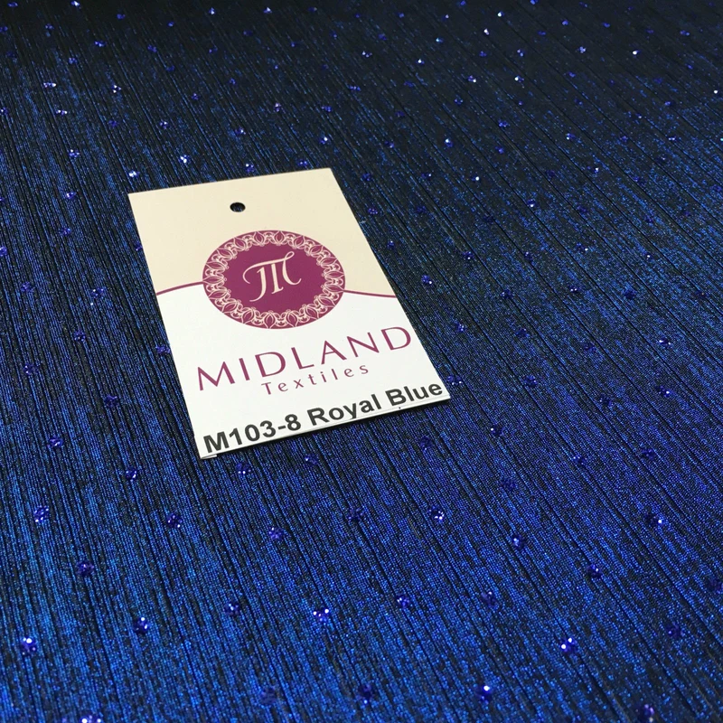 Metallic Lame Hologram Sequin 1 way stretch Fabric 58" wide M103 Mtex