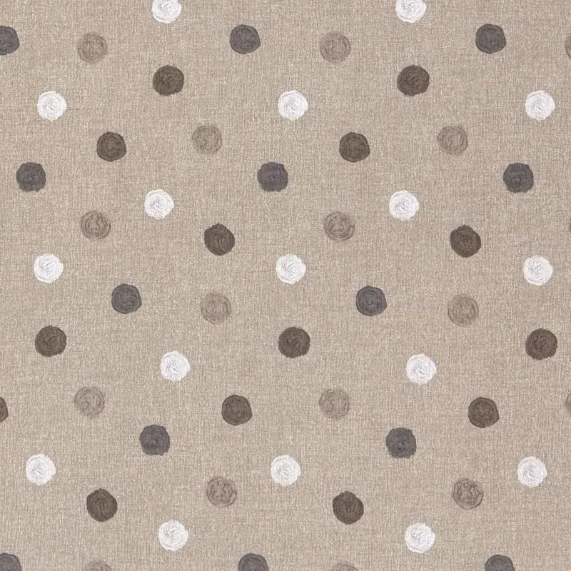 textile Tischdecke Jacquard beschichtete Baumwolle DALI Punkte eckig rund oval