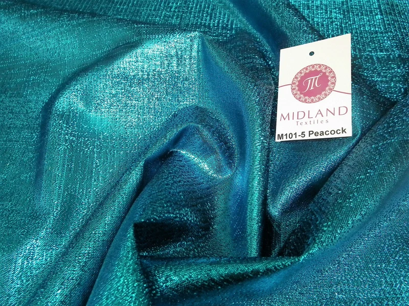 Metallic Shiny Tissue Lame Craft and Dress Fabric 55" wide M101 Mtex