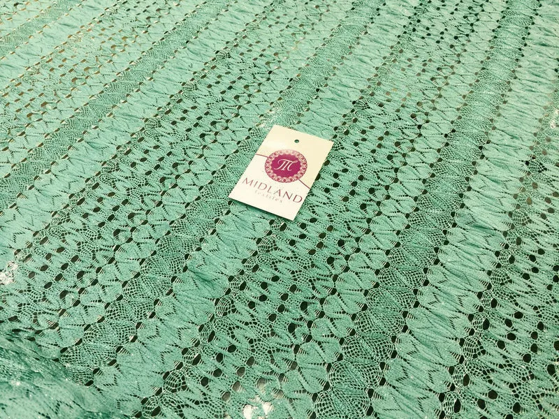 Glitter 3d crochet Lace 58" M186-1 & 2 Mtex