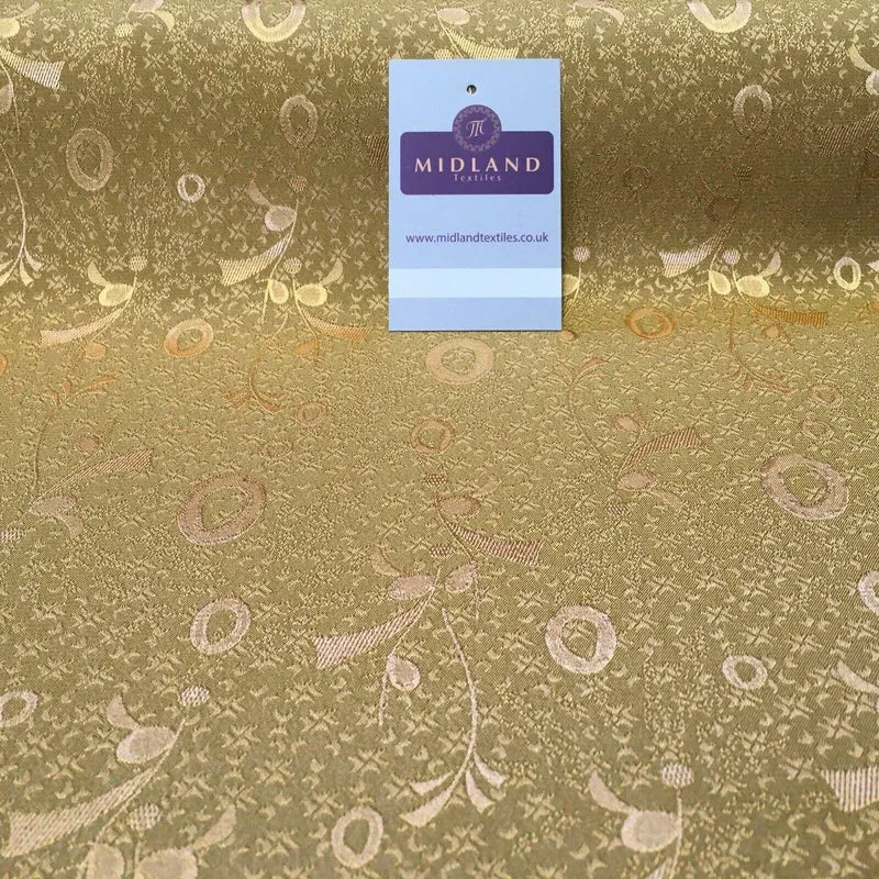 Two-Tone Paisley Satin Jacquard Dress Fabric, 58 in Wide, M116