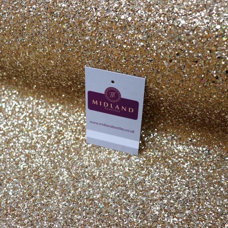 Glitter Fabric Jazz Large Flakes fabric per metre 54" Wide MK859 Mtex