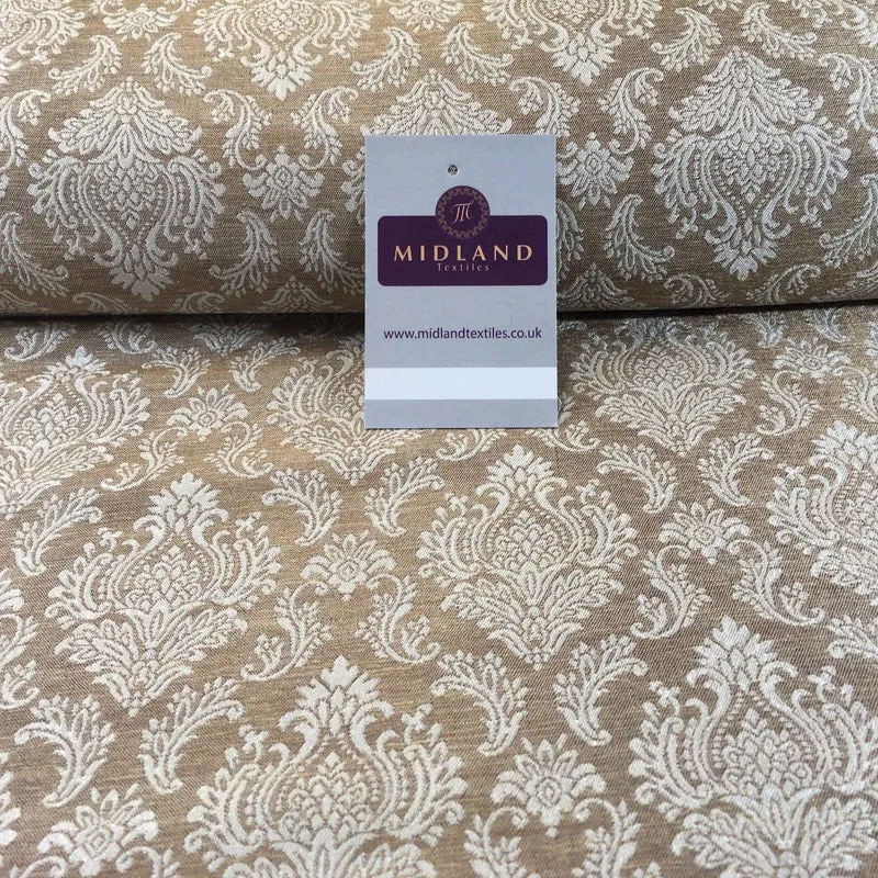 Ornate Ornamental Indian Pure Silk Banarsi waistcoat fabric 44" M790 Mtex