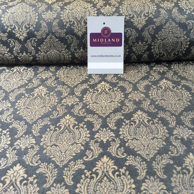 Ornate Ornamental Indian Pure Silk Banarsi waistcoat fabric 44" M790 Mtex