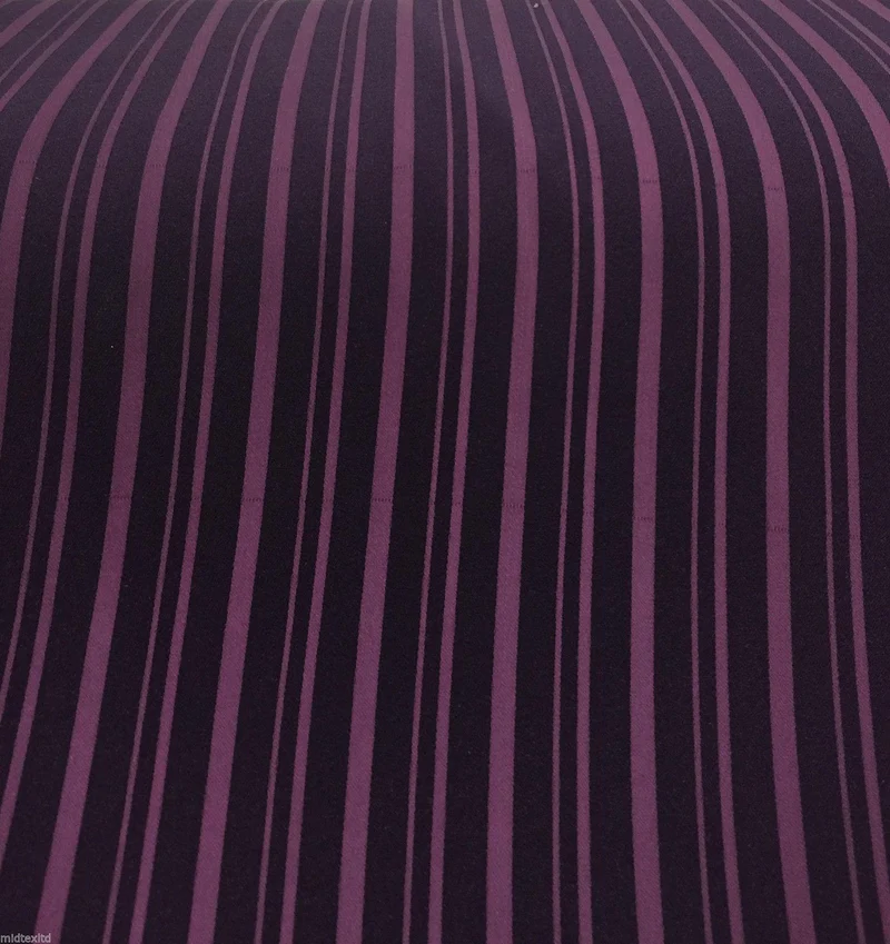 Striped Plain Heavy Georgette Fabric For Suiting & Abaya 58" M18