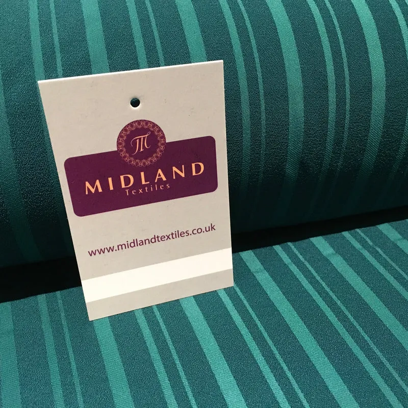 Striped Plain Heavy Georgette Fabric For Suiting & Abaya 58" M18