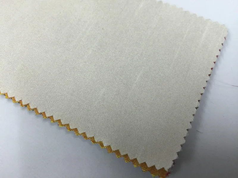 Faux Dupion Raw Silk Fabric - 100% Polyester Plain - Width 159cm/58" M410