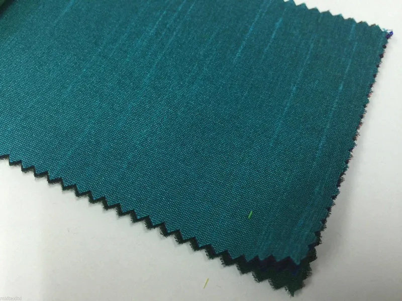 Faux Dupion Raw Silk Fabric - 100% Polyester Plain - Width 159cm/58" M410