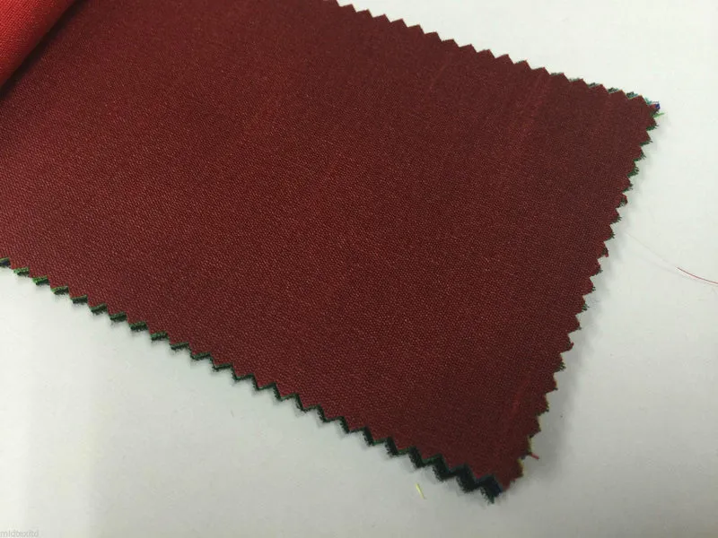 Faux Dupion Raw Silk Fabric - 100% Polyester Plain - Width 159cm/58" M410