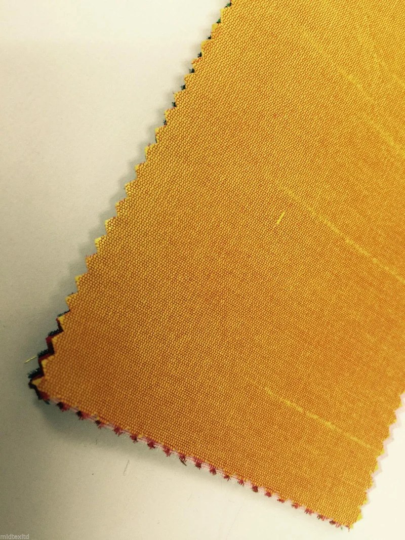 Faux Dupion Raw Silk Fabric - 100% Polyester Plain - Width 159cm/58" M410