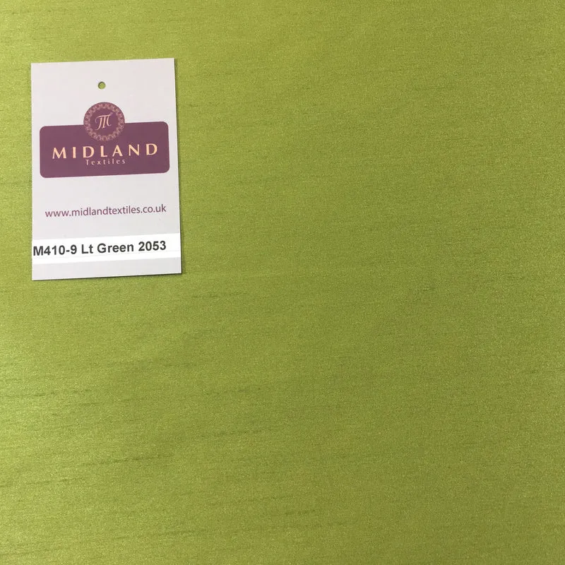 Faux Dupion Raw Silk Fabric - 100% Polyester Plain - Width 159cm/58" M410
