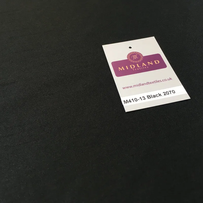 Faux Dupion Raw Silk Fabric - 100% Polyester Plain - Width 159cm/58" M410