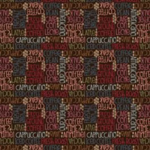 Patchworkstoff - Coffee is always the answer - 10 cm