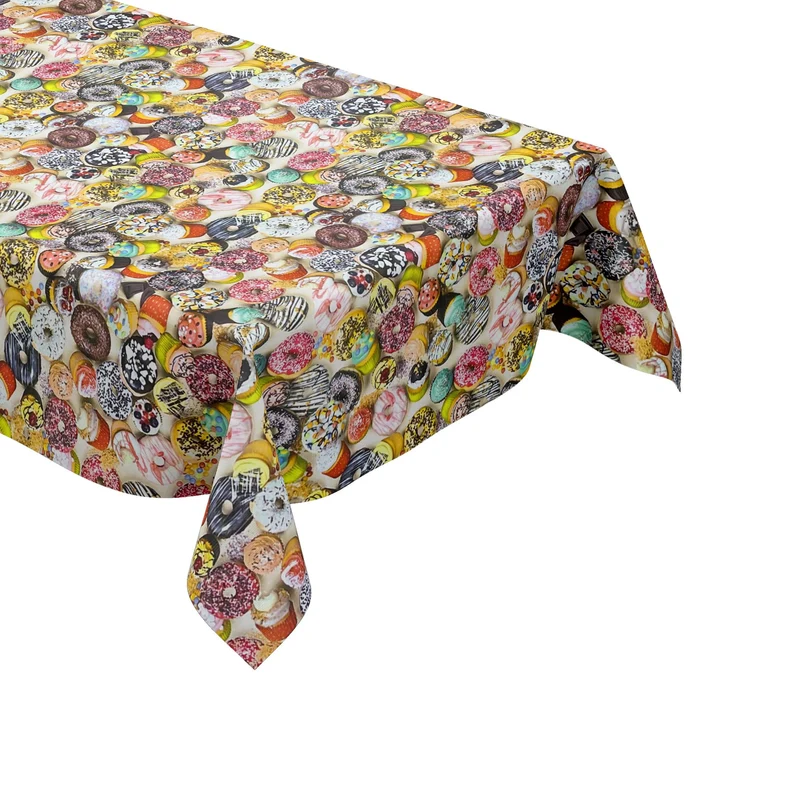Wachstuch Tischdecke M19247 Donut Muffin Cupcake eckig rund oval