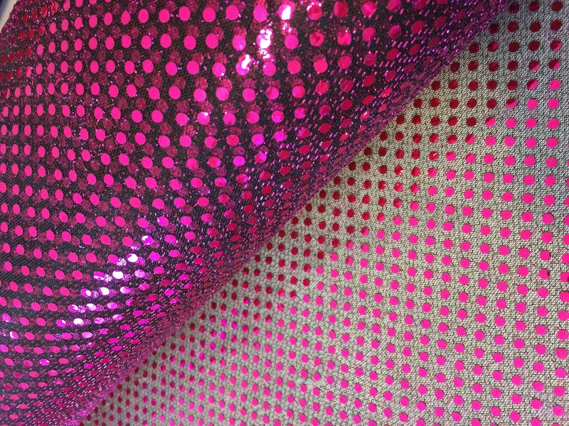 3mm Sequin Fabric, Sparkly Polyester Mesh for Fancy Dress M64