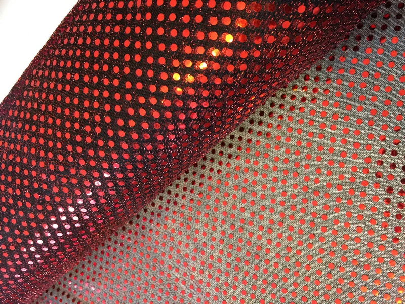 3mm Sequin Fabric, Sparkly Polyester Mesh for Fancy Dress M64