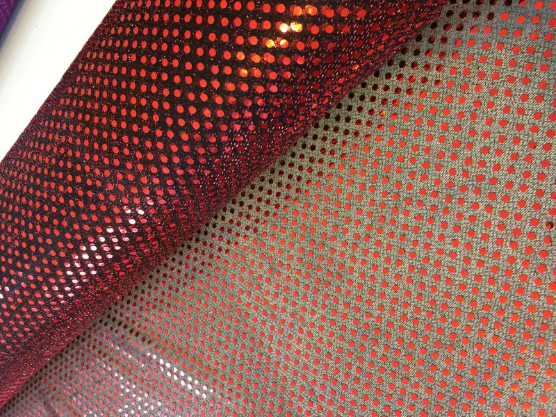 3mm Sequin Fabric, Sparkly Polyester Mesh for Fancy Dress M64