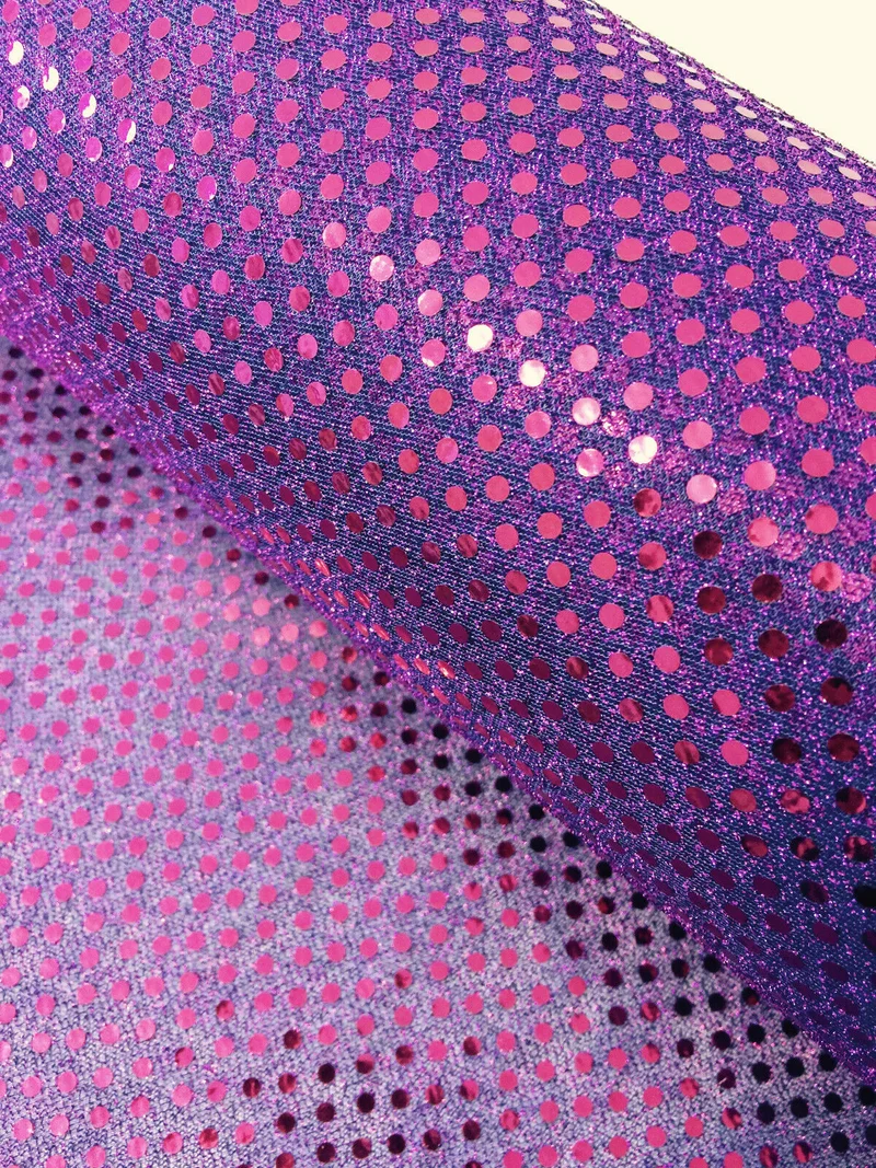 3mm Sequin Fabric, Sparkly Polyester Mesh for Fancy Dress M64