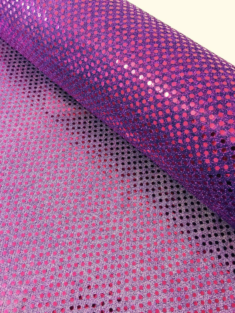3mm Sequin Fabric, Sparkly Polyester Mesh for Fancy Dress M64