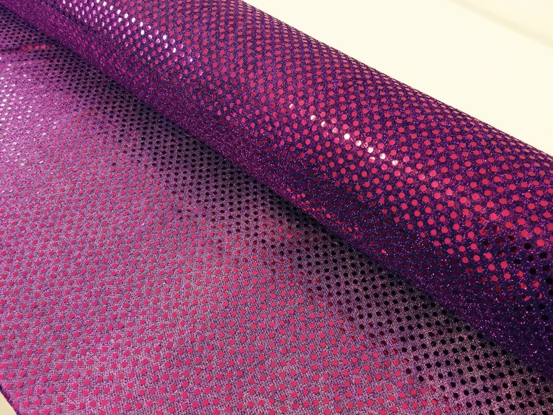 3mm Sequin Fabric, Sparkly Polyester Mesh for Fancy Dress M64