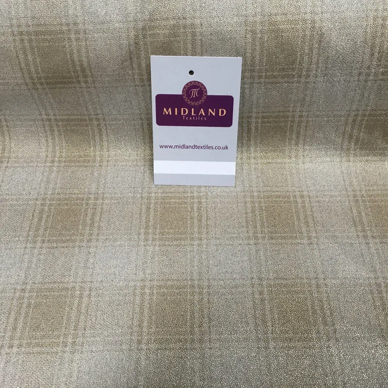 Shimmer Checkered Printed ITY Dress Fabric 58" Wide M729