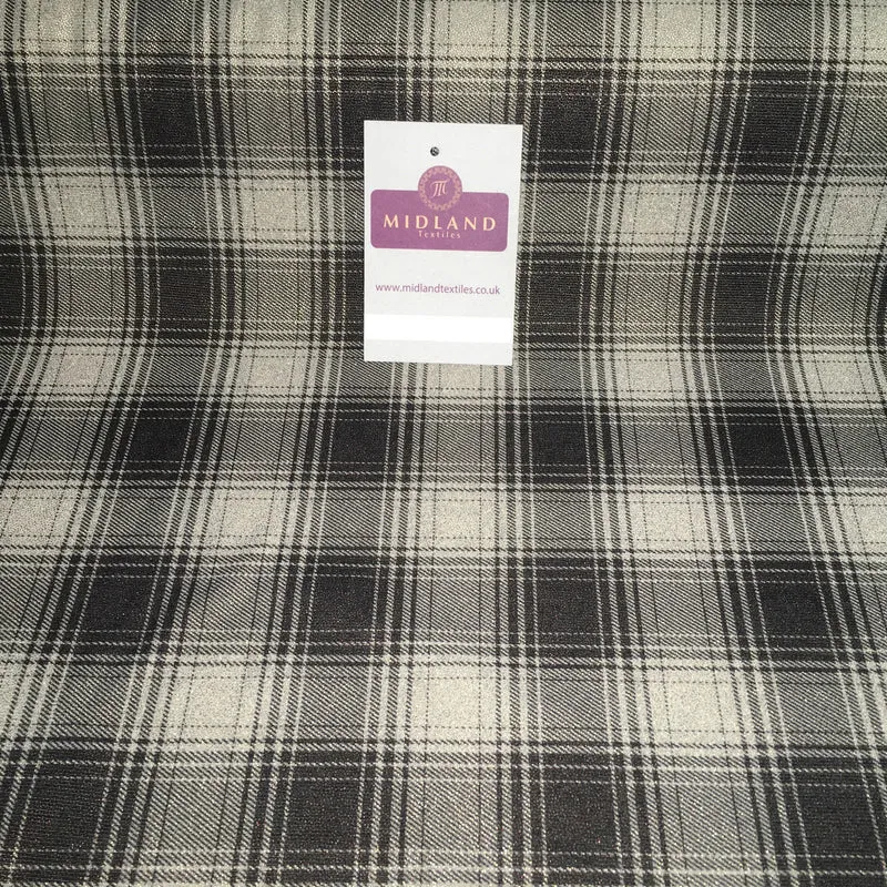 Shimmer Checkered Printed ITY Dress Fabric 58" Wide M729