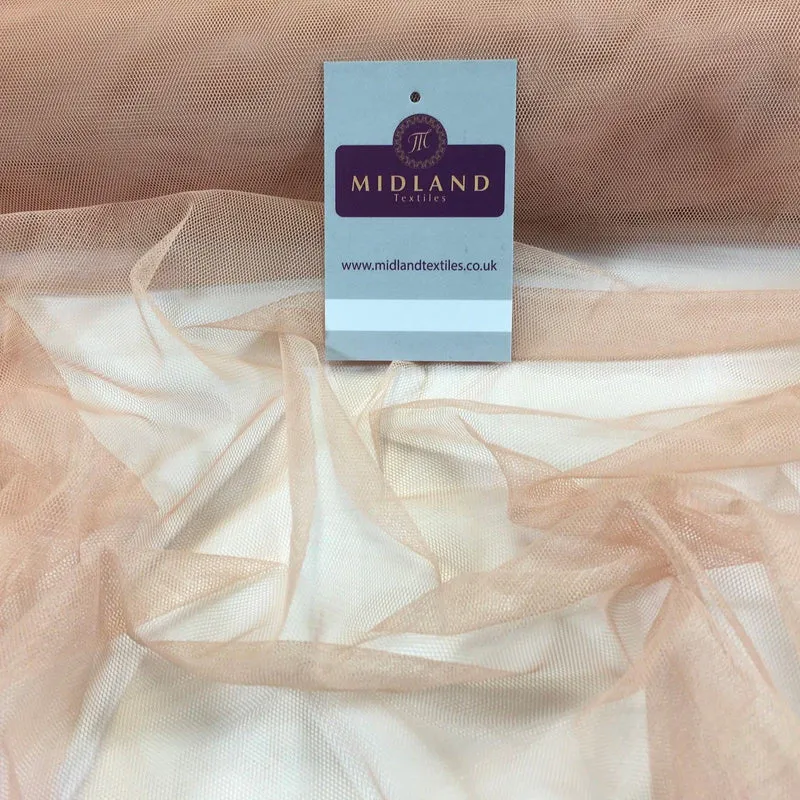 Plain Soft Tulle Dress Net Mesh Bridal Wedding Tutu Fabric 52" wide M506 Mtex