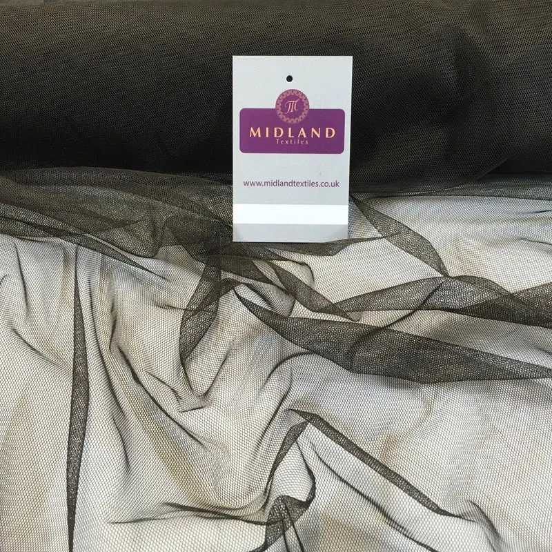 Plain Soft Tulle Dress Net Mesh Bridal Wedding Tutu Fabric 52" wide M506 Mtex
