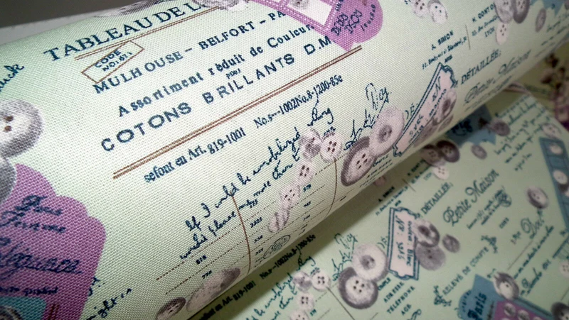 100% Cotton Canvas Craft Fabric French Theme Per Metre 44" M11 Mtex