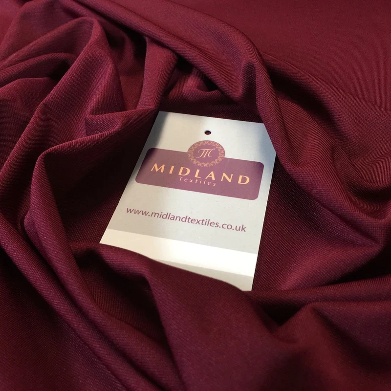 Plain elastane stretch ity jersey dress fabric 58" Wide M719 Mtex