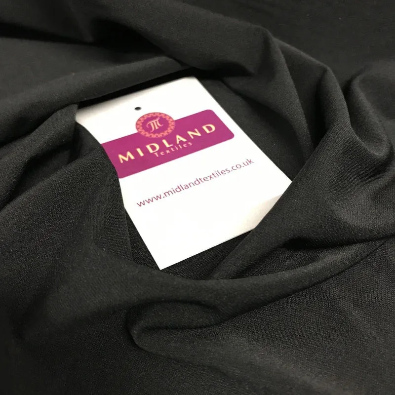 Plain elastane stretch ity jersey dress fabric 58" Wide M719 Mtex
