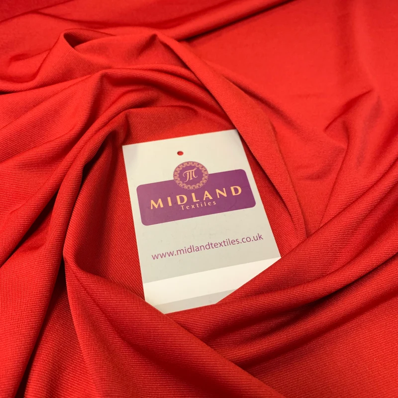 Plain elastane stretch ity jersey dress fabric 58" Wide M719 Mtex