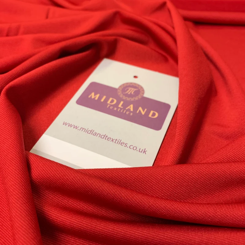 Plain elastane stretch ity jersey dress fabric 58" Wide M719 Mtex