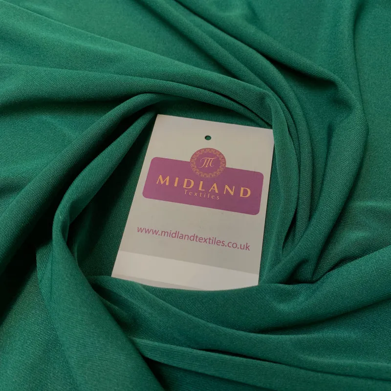 Plain elastane stretch ity jersey dress fabric 58" Wide M719 Mtex