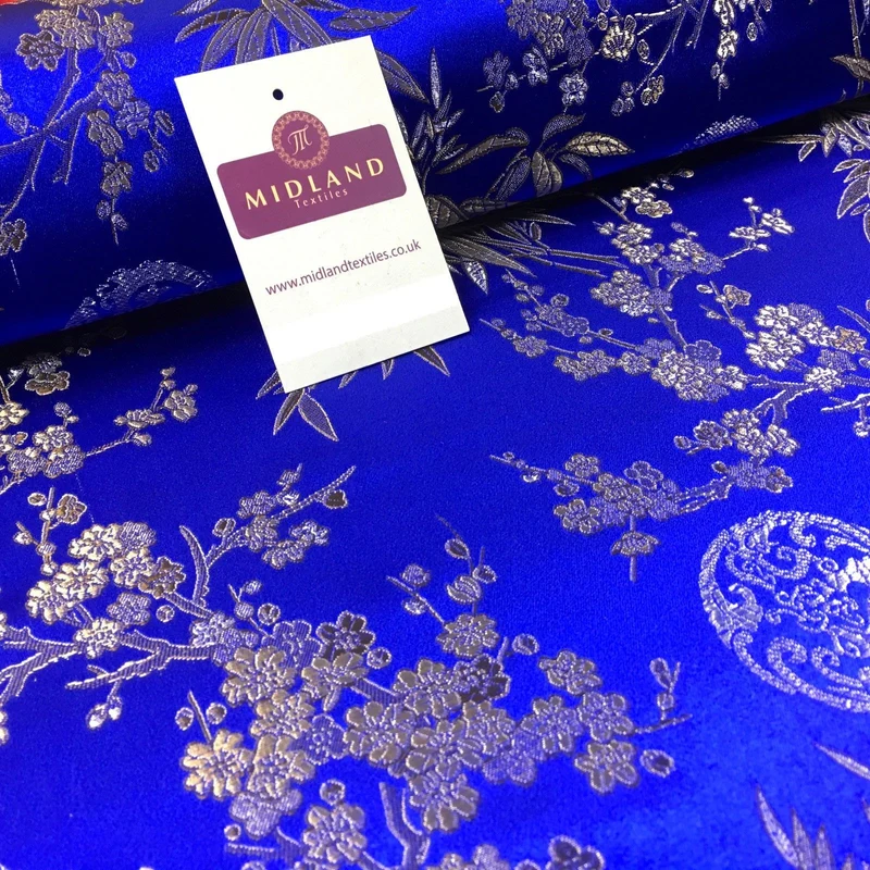 Traditional Oriental Gold Dragon Silk Satin Brocade 45" Wide M60 Mtex