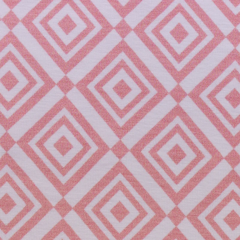 Jersey - Rauten Rosa - 10 cm