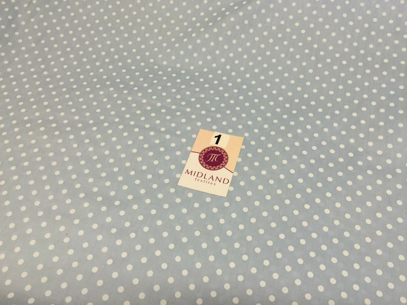 5mm Polka Dot Polycotton Dress Fabric 44" Wide M357 Mtex