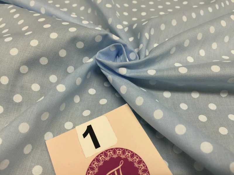 5mm Polka Dot Polycotton Dress Fabric 44" Wide M357 Mtex
