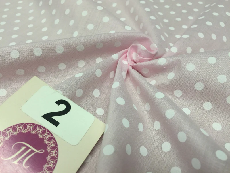 5mm Polka Dot Polycotton Dress Fabric 44" Wide M357 Mtex