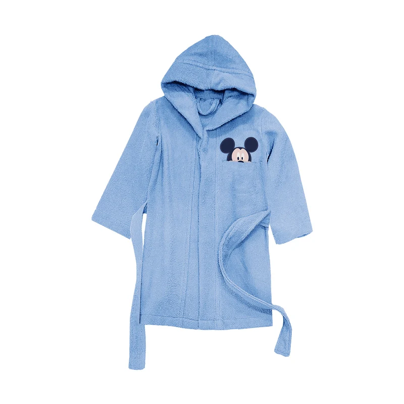 Accappatoio con Cappuccio in Cotone Mickey-forever Disney Ragazzo