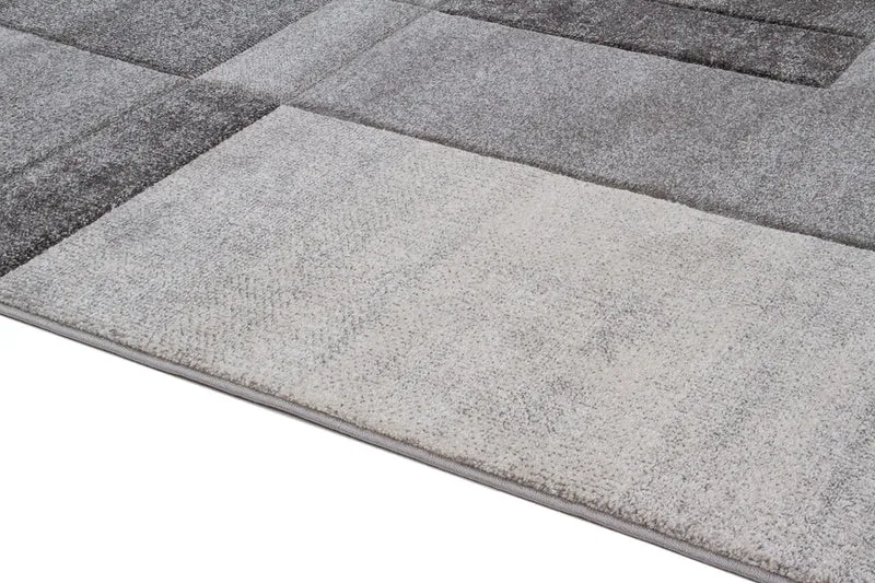 Tappeto Moderno Timelapse Grigio