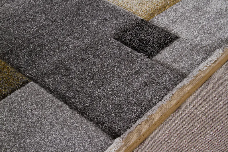 Tappeto Moderno Timelapse Grigio