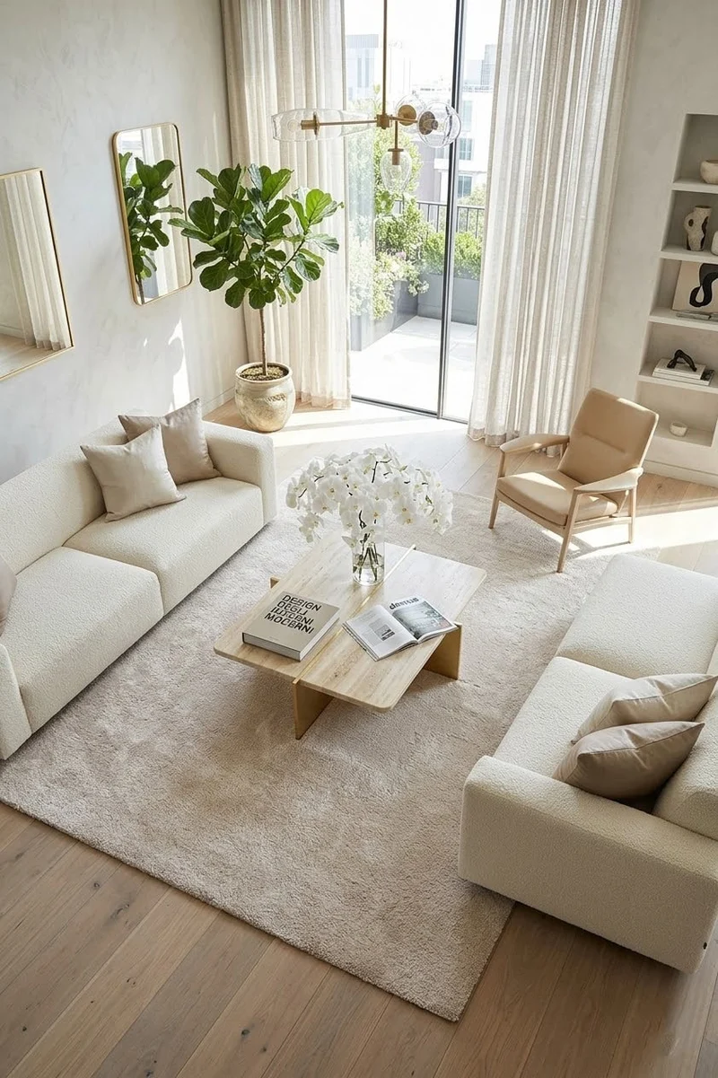 Tappeto Moderno Debby Beige