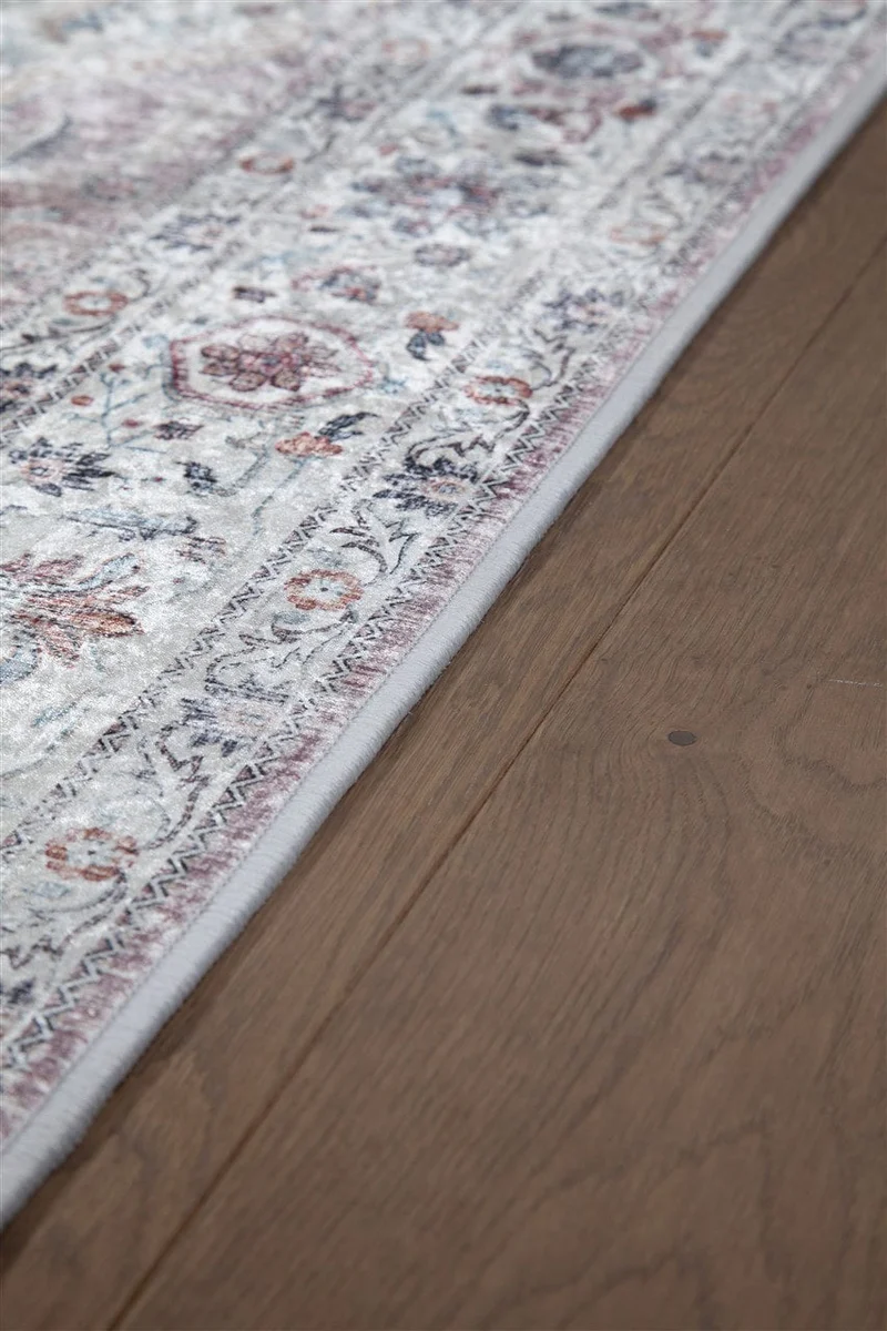 Tappeto Classico Vintage Printed Grigio