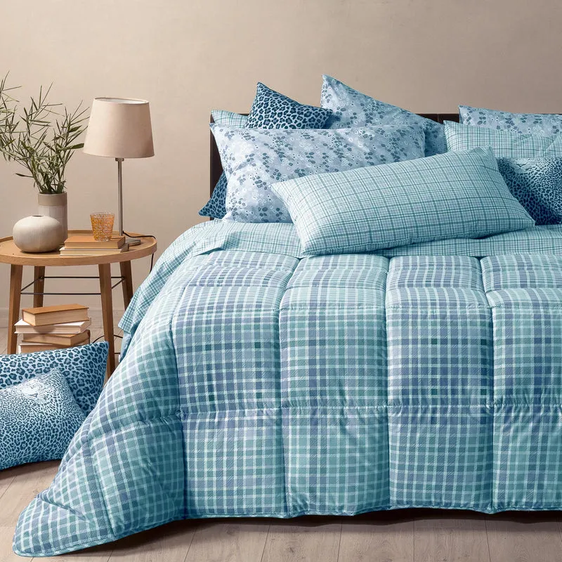Trapunta country house Tartan Club in Cotone 300 gr/mq