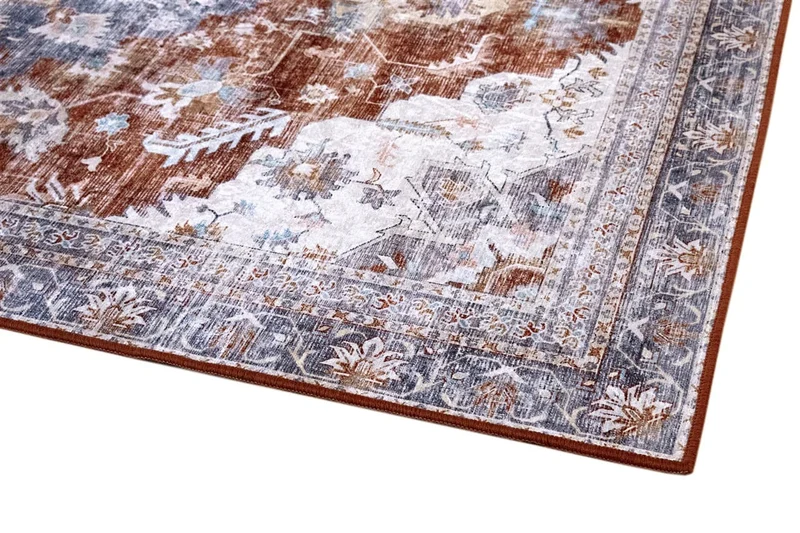 Tappeto Classico Vintage Printed Grigio